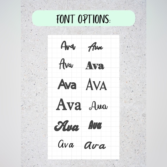 CUSTOMIZED STANLEY NAME-TAGS!!!🤍 - Picture 4 of 4